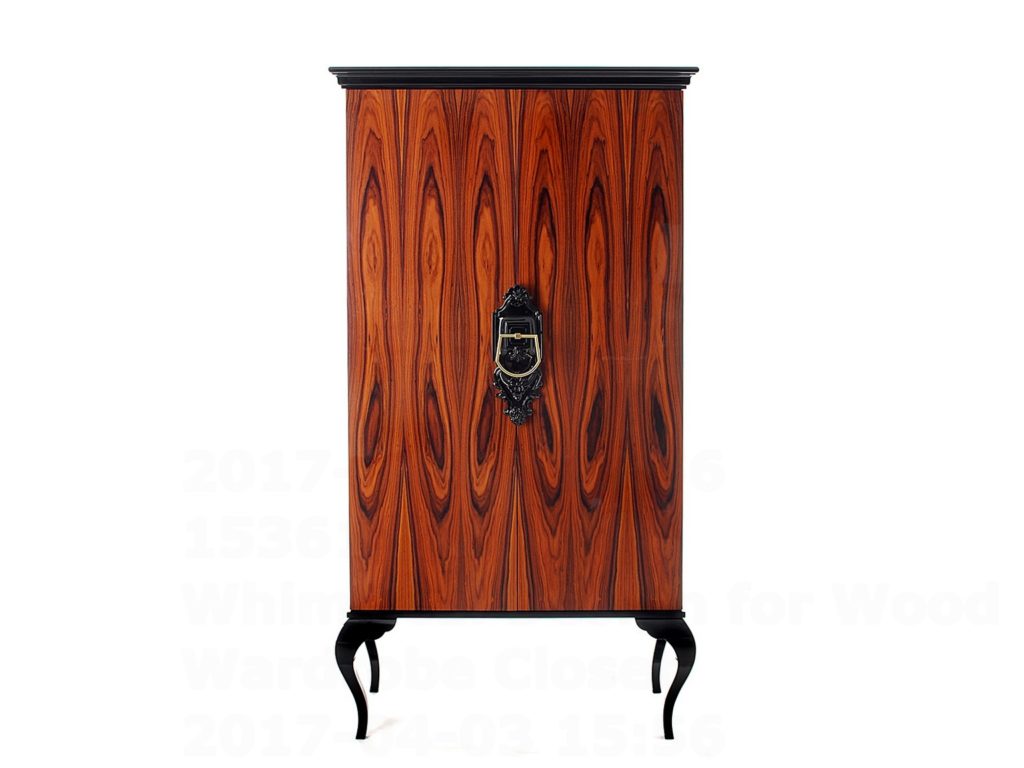 Whimsical Design for Wood Wardrobe Closet