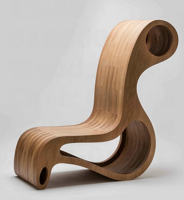 Wooden Chair Chaise Lounge