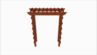 arched arbor plans free