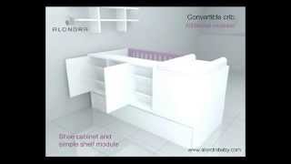 baby bed design and blueprint