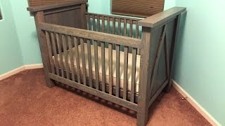 baby crib plans dimensions