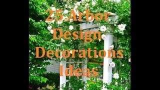 backyard arbor designs
