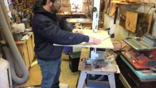 bandsaw jig for cutting simple curves