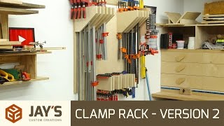 bar clamp storage rack