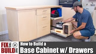 base cabinet plans