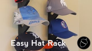 baseball hat rack ideas