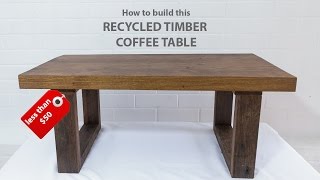 basic coffee table plans
