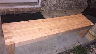 bench seat plans woodworking