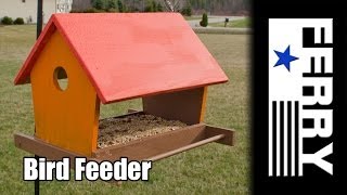bird feeder designs dimensions