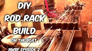 boat rod rack horizontal
