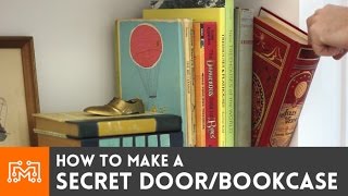 build bookcase door