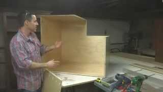 build corner cabinet lazy susan