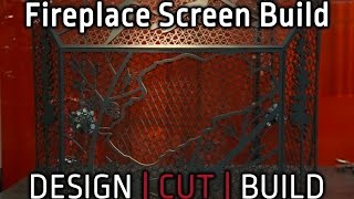 build fireplace screen