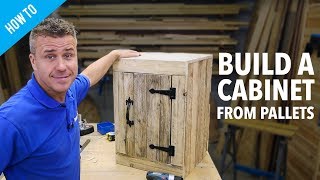 build kitchen cabinets with pallets