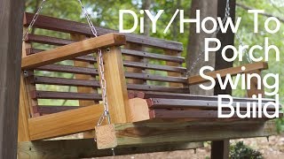 build porch swing plans
