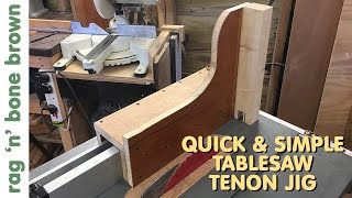 build tenoning jig table saw
