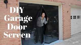 build your own garage door screen