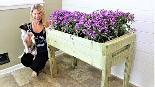 build your own raised planter box