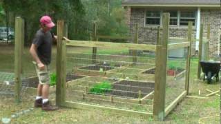 building a simple vegetable garden gate