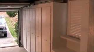 built in storage cabinets