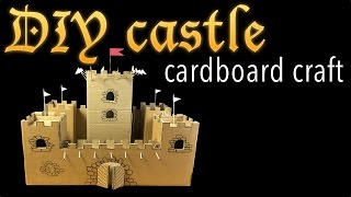 cardboard box castle plans