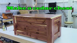 cedar chest woodworking plan