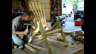 cedar log furniture plans