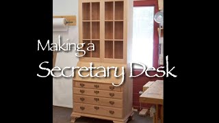 cherry wood secretary desk