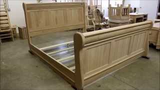 classic sleigh bed plans