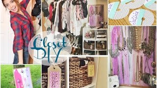 closet organizer ideas diy