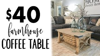 coffee table building plans free