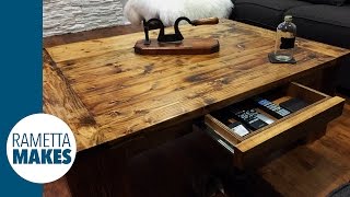 coffee table woodworking plans free