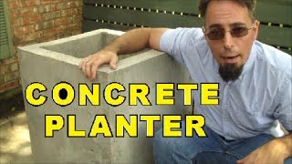 concrete planter box
