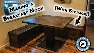 corner nook table plans