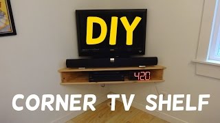 corner tv stand plans woodworking