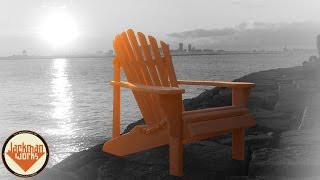 curved back adirondack chair plans
