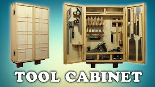 custom wood tool cabinets