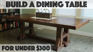 dining room table plans build