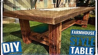 dining table plans rustic