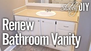 diy bathroom vanity update