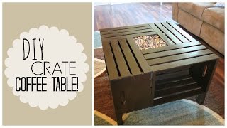 diy crate coffee table