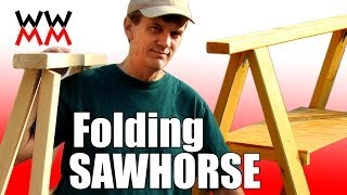 diy folding sawhorse