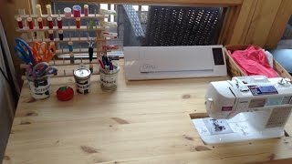 diy sewing table