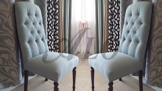 diy upholstered dining chairs