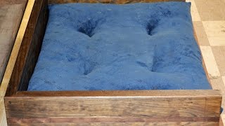 diy wood dog bed plans