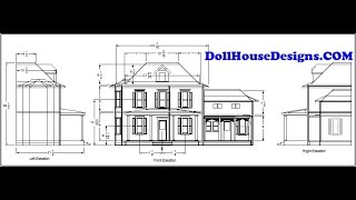 dollhouse blueprints woodworking plans