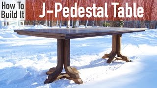 double pedestal dining table plans