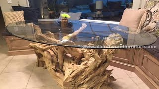 driftwood coffee table base