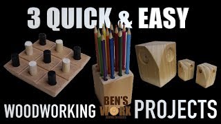 easy beginner wood projects