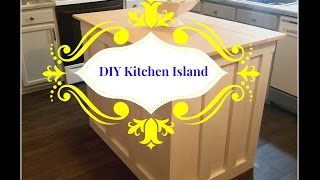 easy kitchen island plans